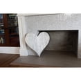 thumbnail image 4 of 12" Farmhouse White Wash Wooden Heart, 4 of 5