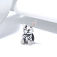 thumbnail image 2 of Bunny Rabbit Charm European Bead Sterling Silver Ginger Lyne Collection, 2 of 6