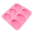 thumbnail image 2 of Set de 2 Moldes de Silicona para Jabones Artesanales 6 Cavidades Rosa brillar Electrónica, 2 of 4