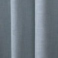 thumbnail image 4 of Quality Home Linen Blend Blackout Curtains - Antique Bronze Grommets - 52" W x 84" L - Spruce (Single Panel), 4 of 4