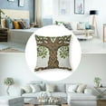 thumbnail image 5 of BANET of 2, Beige Double Sided Decorative Pillows Throw Pillows Covers 22x22in, 5 of 7