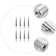 thumbnail image 3 of CIMAXIC 8pcs Punk Spike Studs Screw Back Spot Metal Leather Rivets DIY Cone Studs,2.17"X0.39"X0.39", 3 of 5