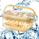thumbnail image 4 of Bandeja de hielo Bsvklp Silicona Prensada Portátil Plástico fondo Duro beige, 4 of 9