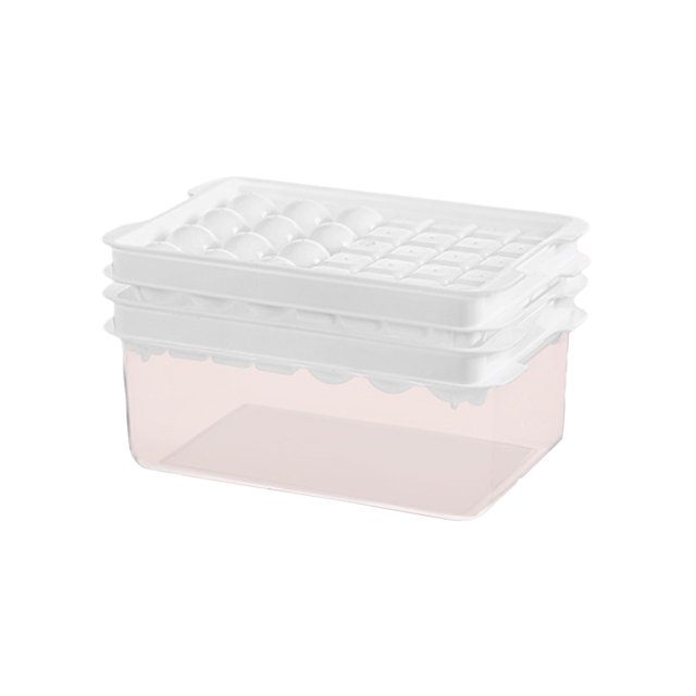 Inteprter Bandeja apilable para cubitos de hielo con función de liberación para hoteles y bares, fiestas y bares. Moldes para cubitos de hielo Cocina y Comedor blanco