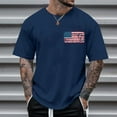 thumbnail image 2 of Icvfdpl Mens Fashion Casual Short Sleeve Pullover T Shirt Printed Top, 2 of 9