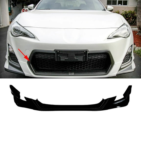 NINTE Front Bumper Lip for 2013-2016 Scion FR-S Toyota 86 TRD Spoiler Splitter Gloss Black