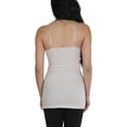thumbnail image 2 of ToBeInStyle Women's Long Tank Top w/ Adjustable Spaghetti Straps, 2 of 4