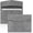 Ash Gray, variant on Document File Folder, Thin PU Leather A4 Envelope Folder File Document Organizer Storage Case, Filing Envelope Folder with Closure, Black