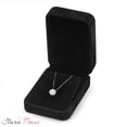 thumbnail image 6 of 1.24 ct Brilliant Round Cut Halo Synthetic White Sapphire 18K White Gold Pendant with 18" Chain, 6 of 6