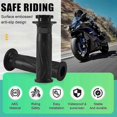 thumbnail image 4 of Motorcycle Handle Grips Handlebar Grip for YAMAHA YZF R1 R6 FZ6 FZ1 FZ8 XJ6 MT09 MT07 XJR400, 4 of 5