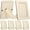 Beige, variant on Troglfold wood picture frame 6pc Wood Picture Frame 6" Tabletop/Wall Hanging Gift for Photo Display,7.44"X5.43"X0.2"
