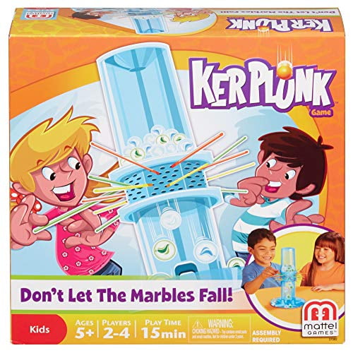 Kerplunk Game by Hasbro Ker-Plunk Marble Tower Family Kids Board Game Genuine 