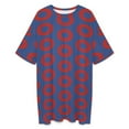 thumbnail image 3 of Phish Donut Sleepshirts For Sleeping Travels Loose Sleepdress Pajama Dress Soft Nightdress Sleepwear, 3 of 7