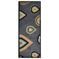 thumbnail image 3 of Rugsotic Carpets Hand Tufted Wool Eco-Friendly Area Rugs - 2'6"x8', Runner, Charcoal, Modern Contemporary Design, High Pile Handmade Anti Skid Rugs for Living Room, Bed Room (K00693), 3 of 6