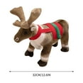 thumbnail image 3 of Stuffed Animal under $5!Cagogo Realistic Elks ToysChristmas Stuffed Animal For Holiday Gifts,Plush Reindeer Decor,Soft AnimalToys,Christmas Themed Stuffed Animal,Festive Home Decor,Holiday Plush Gift, 3 of 5