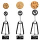 thumbnail image 3 of Juego de cucharas para galletas Social Chef de acero inoxidable, 3 piezas, 3 of 8
