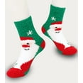 thumbnail image 2 of Yoyauz Loose Christmas plush socks for adult women and men as gifts, fluffy holiday winter socks for both men and women, 2 of 7