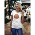 thumbnail image 2 of Cute Kawaii Basketball Ball T-Shirt Women -Image by Shutterstock, Female XX-Large, 2 of 4