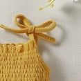 thumbnail image 6 of NOLDARES Baby Boy Girl Bubble Romper Organic Cotton Infant Summer Oversized Toddler T-Shirt Bodysuit Short Sleeve(Yellow,9-12 Months), 6 of 7