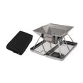thumbnail image 3 of Parrilla para barbacoa Parrillas para quemar leña de carbón Parrilla plegable para jardín de acero inoxidable Parrilla plegable para acampar Parrilla 31cmx31cmx21cm DYNWAVEMX parrilla de barbacoa, 3 of 8