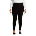 thumbnail image 3 of Lands' End Women's Plus Size Sport Knit High Rise Corduroy Leggings, 3 of 3