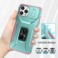 thumbnail image 5 of Allytech Shockproof Back Case for Apple iPhone 11 Pro Max, Military Grade Protective With Ring Holder Stand Compatible with Car Mount Anti-slip Hybrid Rugged Bumper Phone Cover for Men Boys -Green, 5 of 8