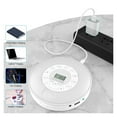thumbnail image 2 of Bluetooth Portable CD Player Rechargeable CD Player Built in Speaker Microphone Memory Playing ABS ,Multi-Functional, 2 of 7