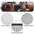 thumbnail image 6 of Uorisanigo Giraffe Driving Windshield Sunshade for Wrangler, Compass, Gladiator & Renegade Car Sun Shade Sun Visor Protector, Accessories for Jeep Wrangler, Blocks UV Rays, 6 of 7