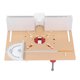 thumbnail image 5 of Router Lift Aluminum Alloy Stainless Steel Woodworking Bench Router Plate System Lifting Table Gold, 5 of 5