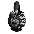 thumbnail image 4 of Sudadera con capucha con estampado gráfico de águila para hombre, ropa de otoño Y2k, nueva sudadera de moda, sudadera con cremallera, sudadera con capucha para hombre, 4 of 5