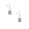 thumbnail image 2 of Delight Jewelry Two-tone Shadow Box ''Faith'' with Cross Gold Tone Infinity French Earrings, 2 of 4