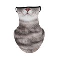 thumbnail image 1 of Mascarilla para el cuello con trabillas para las orejas, diseño de gatito, tela de poliéster, protección solar contra el polvo, resistente al viento Estilo B, 1 of 8