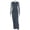 black, variant on Women's Gauze Spliced V-Neck Long Sleeve Pleated Hips Wrapped Long Dress, Solid Color