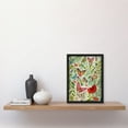 thumbnail image 2 of Butterflies And Leaves Folk Art Watercolour Painting Artwork Framed Wall Art Print A4, 2 of 4