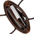 thumbnail image 4 of Bolso Montana West de piel vegana tejida para mujer MWC-090CBR, 4 of 6