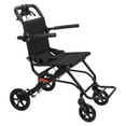 thumbnail image 1 of Aqzb Support de Fauteuil Roulant de Transport Pliant Portable en Alliage d'Aluminium 220 Lb, 1 of 9