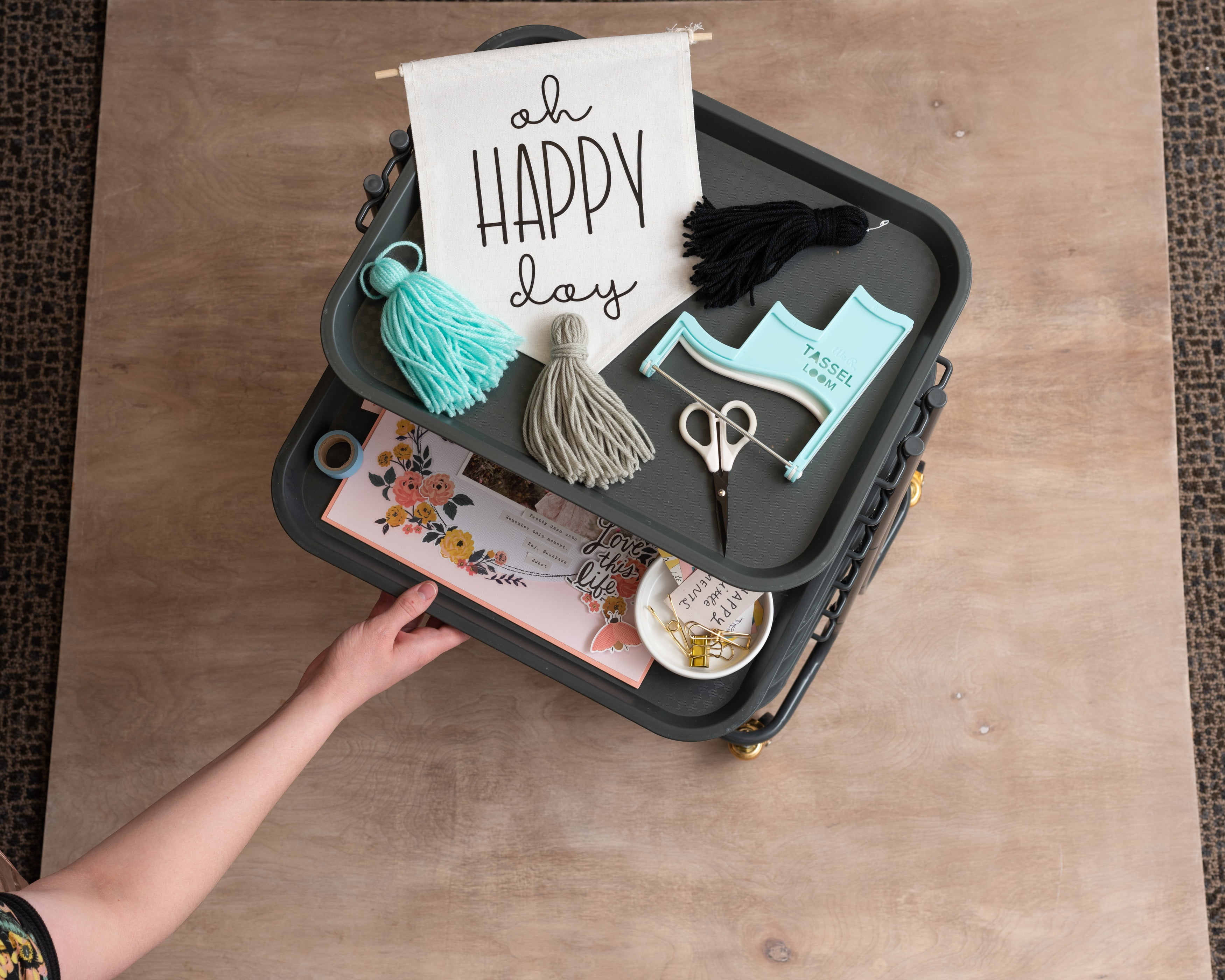 We R Memory Keepers Project Cart-6 Removable Trays