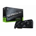 thumbnail image 2 of MSI GeForce RTX 5070 Ti 16G SHADOW 3X OC - Graphics card - GeForce RTX 5070 Ti - 16 GB GDDR7 - PCI Express 5.0 - 3 x DisplayPort, HDMI, 2 of 7