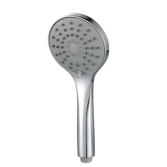 4 Inch Handheld Showe Head, High Pressure Showerhead with 3 Setting Spray, Multi Function Bathroom Replacement Upgrade, Polished Chrome