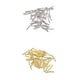 thumbnail image 1 of 100PCS de Fideos Curvos Dorados Y Plateados Espaciadoras Pulseras Agujero de 2.7 Mm, 30x3 Mm, 1 of 9