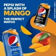 thumbnail image 3 of Pepsi, Zero Sugar 12oz Cans 12 Pack, Mango, 3 of 6