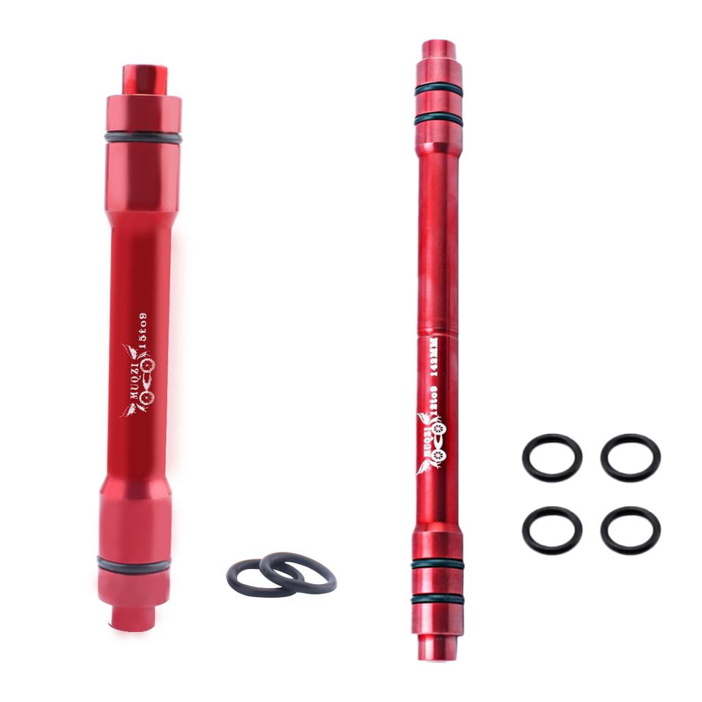 Bike 15mm to 9mm and 12 to 9mm Thru Axle Hub Conversion Skewer Adapters