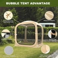 thumbnail image 6 of LILYPELLE Screen House Tent Pop-Up, Portable Screen Room Canopy Instant Screen Tent Outdoor Camping Tent with Carry Bag for Patio, Backyard, Deck & Outdoor Activities, 6 of 9