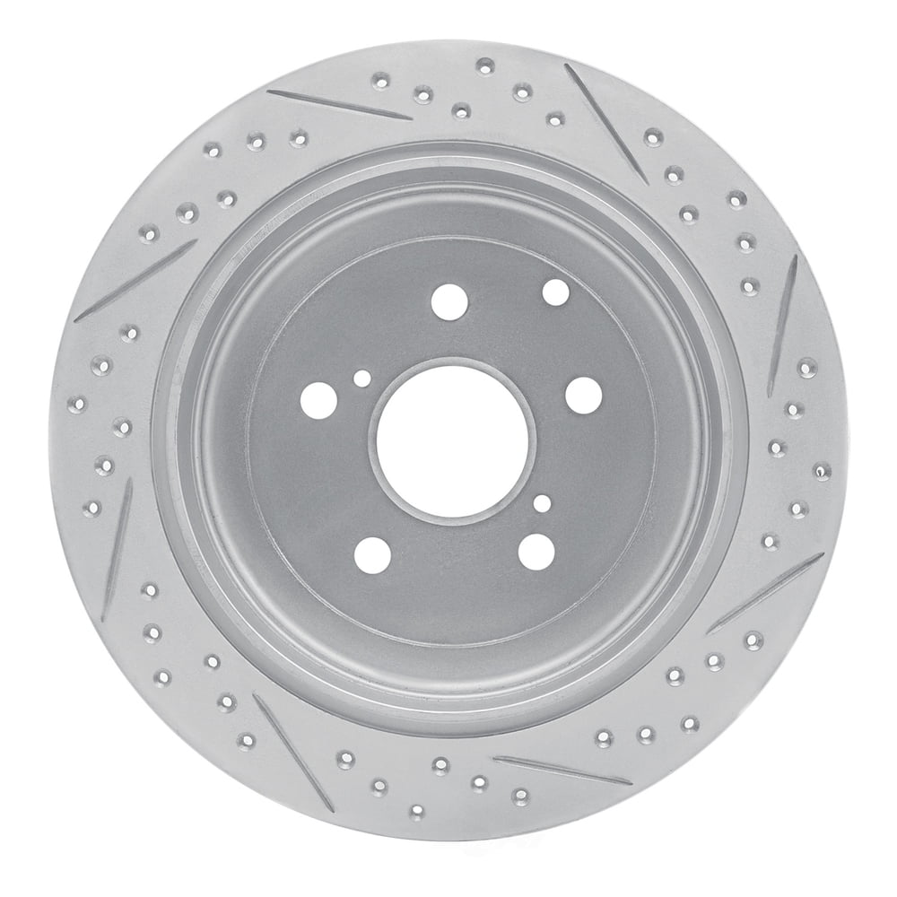 Dynamic Friction Company 830-76141L DFC Geoperformance Rotor - Drilled and Slotted