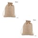thumbnail image 3 of Matsuzay 50 unids/lote de bolsas de lino con cordón, bolsas de regalo para recuerdo de boda, bolsas para cosméticos para Baby Shower, bolsas para joyas Type5 NO5 Matsuzay CBP118241, 3 of 5