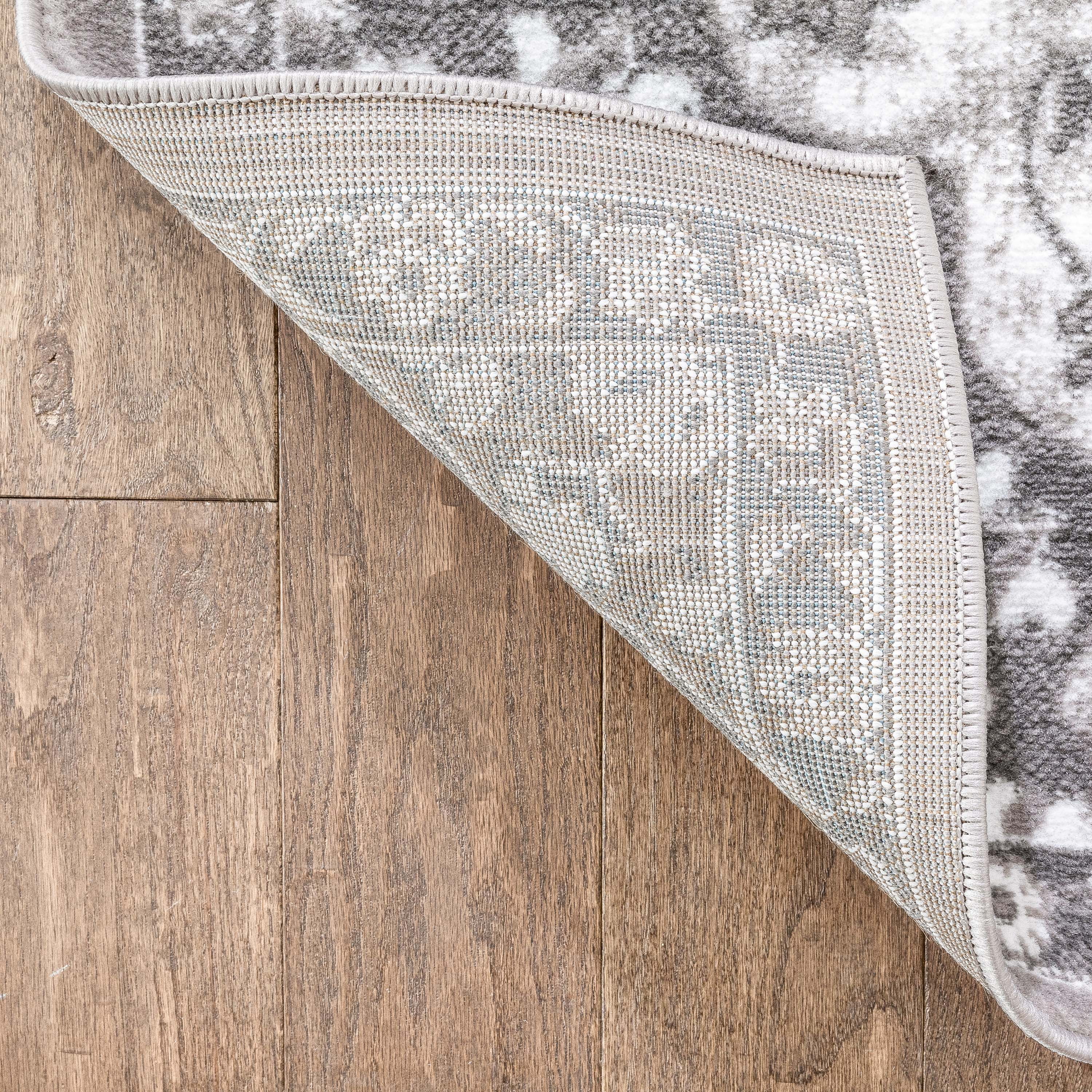 Well Woven Granda Grey Traditional Oriental Medallion Floral Area Rug 8x10 (7'10" x 9'10")