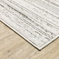 thumbnail image 3 of Oriental Weavers Montecito Area Rug - 4154W - 2'3" x 7'6" - in White/ Grey - Modern Style, Stain Resistant, Family and Pet Friendly , Entryway, Hallway Runner Rug, 3 of 4