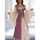 thumbnail image 5 of Disfraz Medieval Renacentista para Mujer, Cosplay Sobre Vestido Rosa XL, 5 of 8