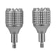 thumbnail image 1 of Dos pegatinas de control remoto de drones de cobre para tocar cómodamente el control remoto antideslizante control remoto joystick control remoto RC pro plata, 1 of 10