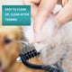 thumbnail image 4 of Billuyoard Cepillo de aseo para mascotas, rastrillo de capa inferior de 2 caras, eliminación de nudos de pelo, herramienta de eliminación de pelo, cepillo Suministros para perros rosado Billuyoard PT000296-02, 4 of 6